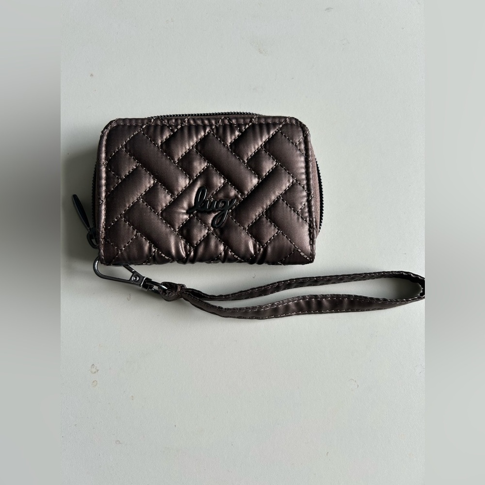 LUG CHIPPER RFID WRISTLET WALLET ESPRESSO NWOT